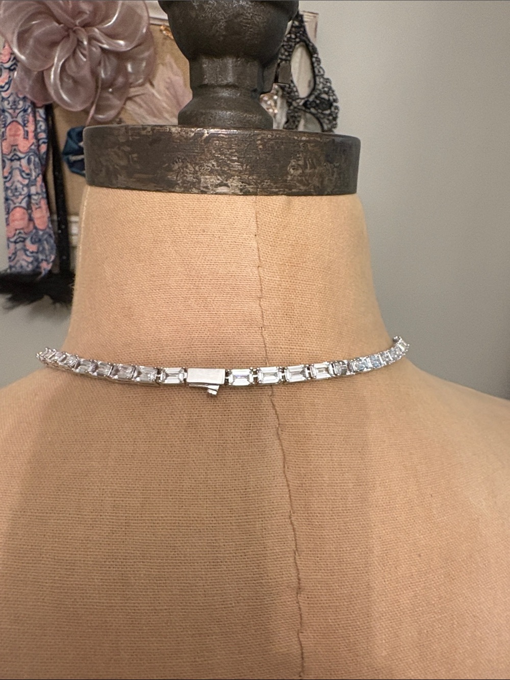 Melinda Maria Baby Grand Slam Tennis Necklace 18" - Picture 5 of 6